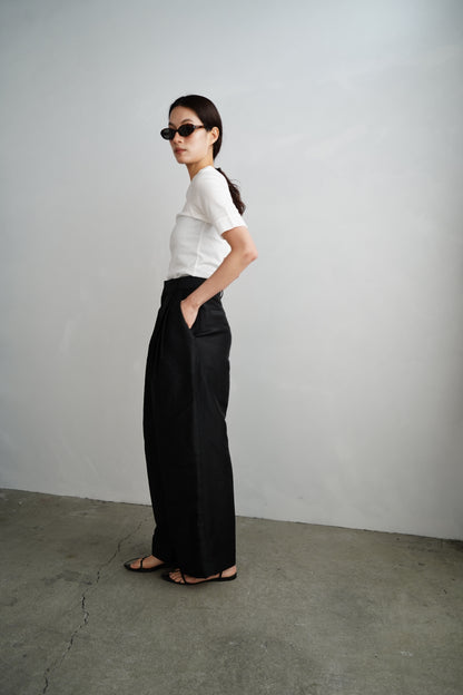 Linen Pants / BLACK