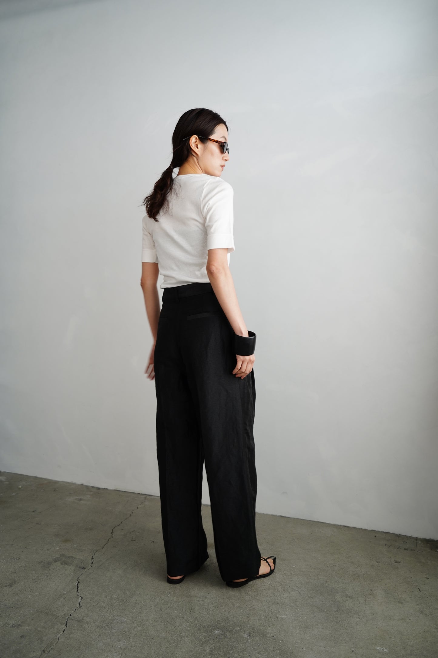 Linen Pants / BLACK