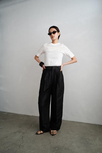 Linen Pants / BLACK
