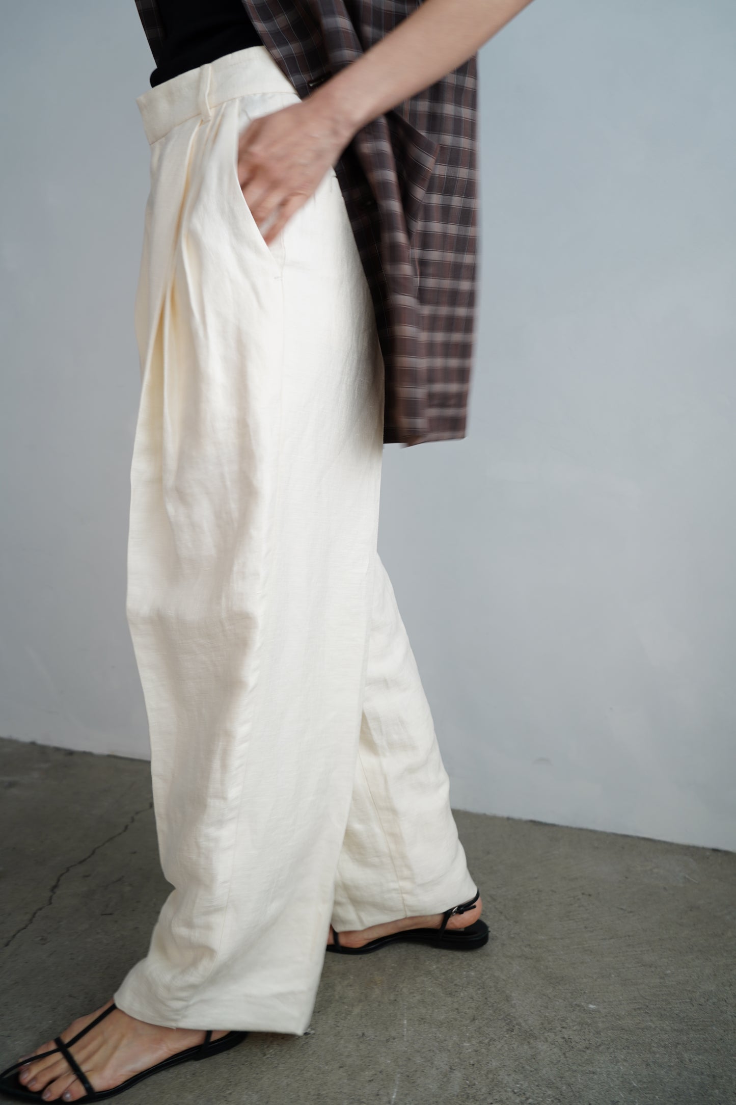 Linen Pants / WHITE