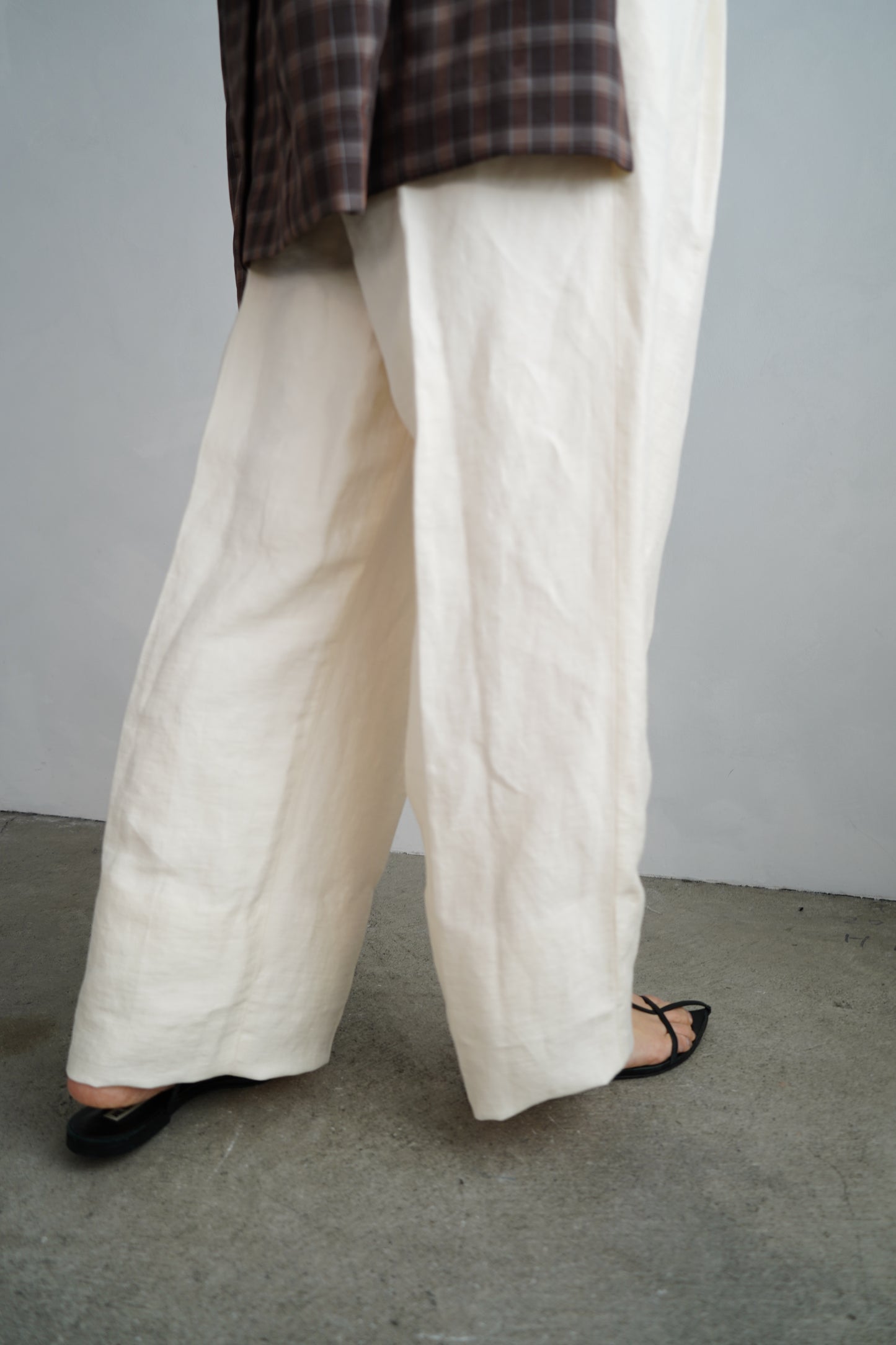 Linen Pants / WHITE