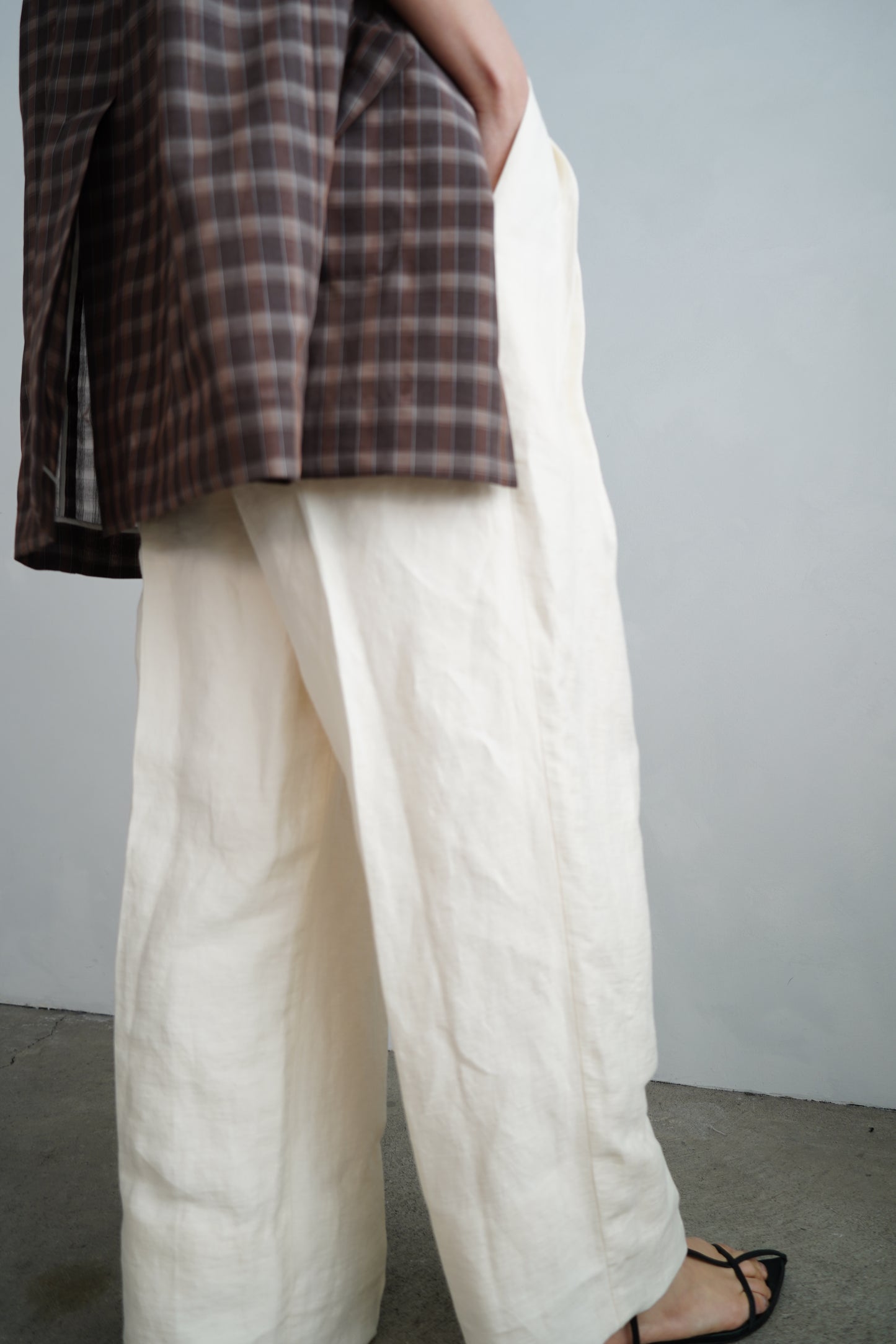 Linen Pants / WHITE