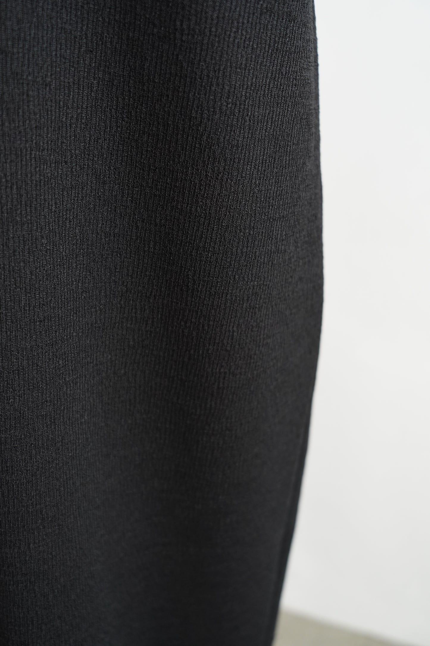Vneck Jersey Dress / BLACK -9月15-20日発送-