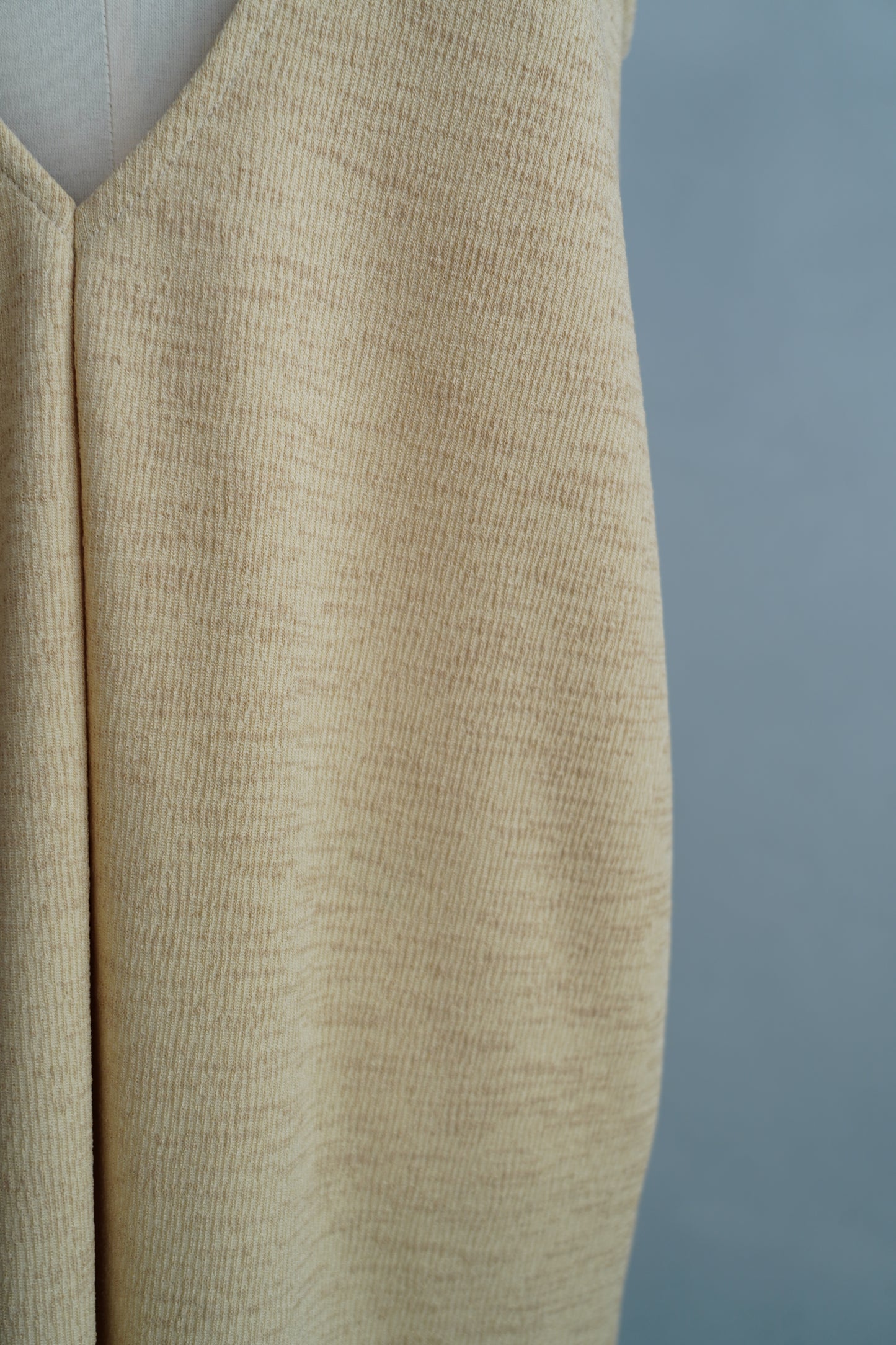 Vneck Jersey Dress / BAMBOO -9月15-20日発送-