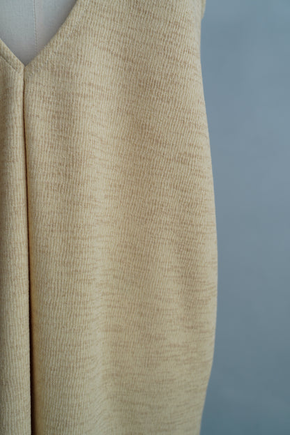 Vneck Jersey Dress / BAMBOO -9月15-20日発送-