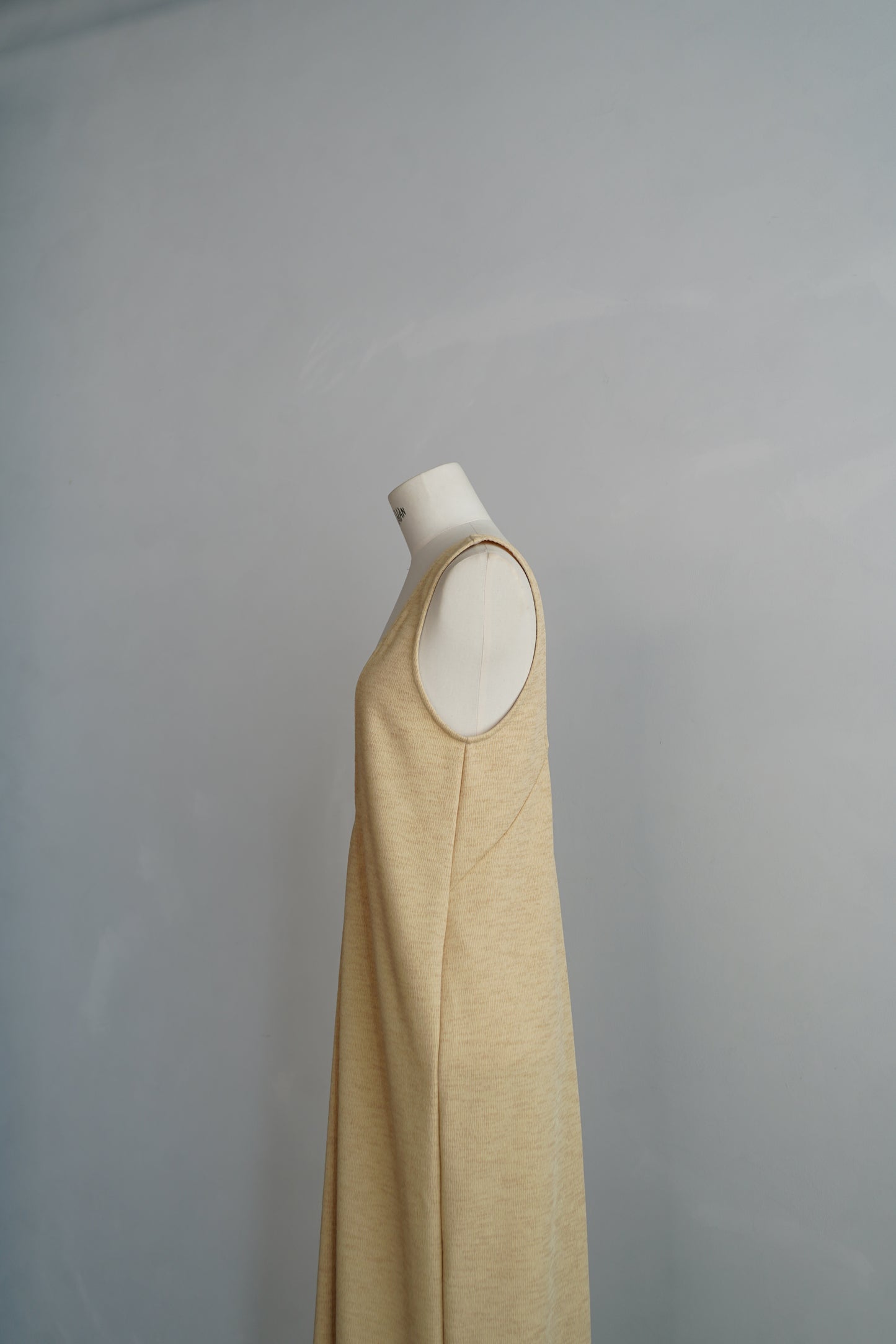 Vneck Jersey Dress / BAMBOO -9月15-20日発送-