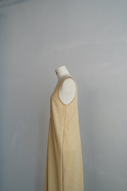 Vneck Jersey Dress / BAMBOO -9月15-20日発送-
