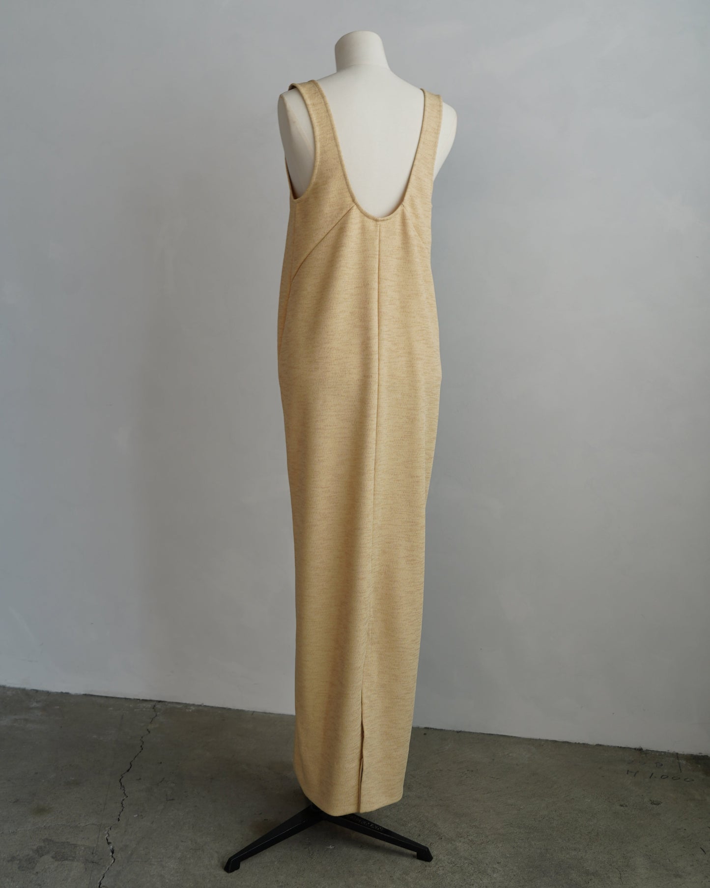Vneck Jersey Dress / BAMBOO -9月15-20日発送-