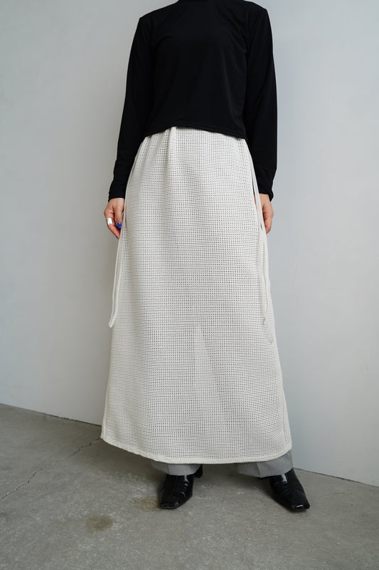 Mesh Skirt / OFFWHITE -7日以内発送-