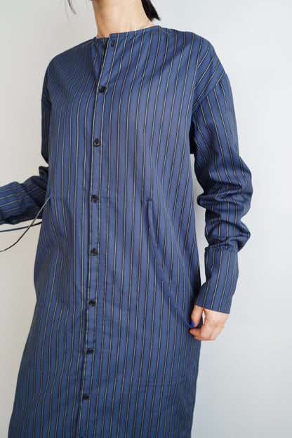 Stripe Dress / NAVY -9月25-30日発送-