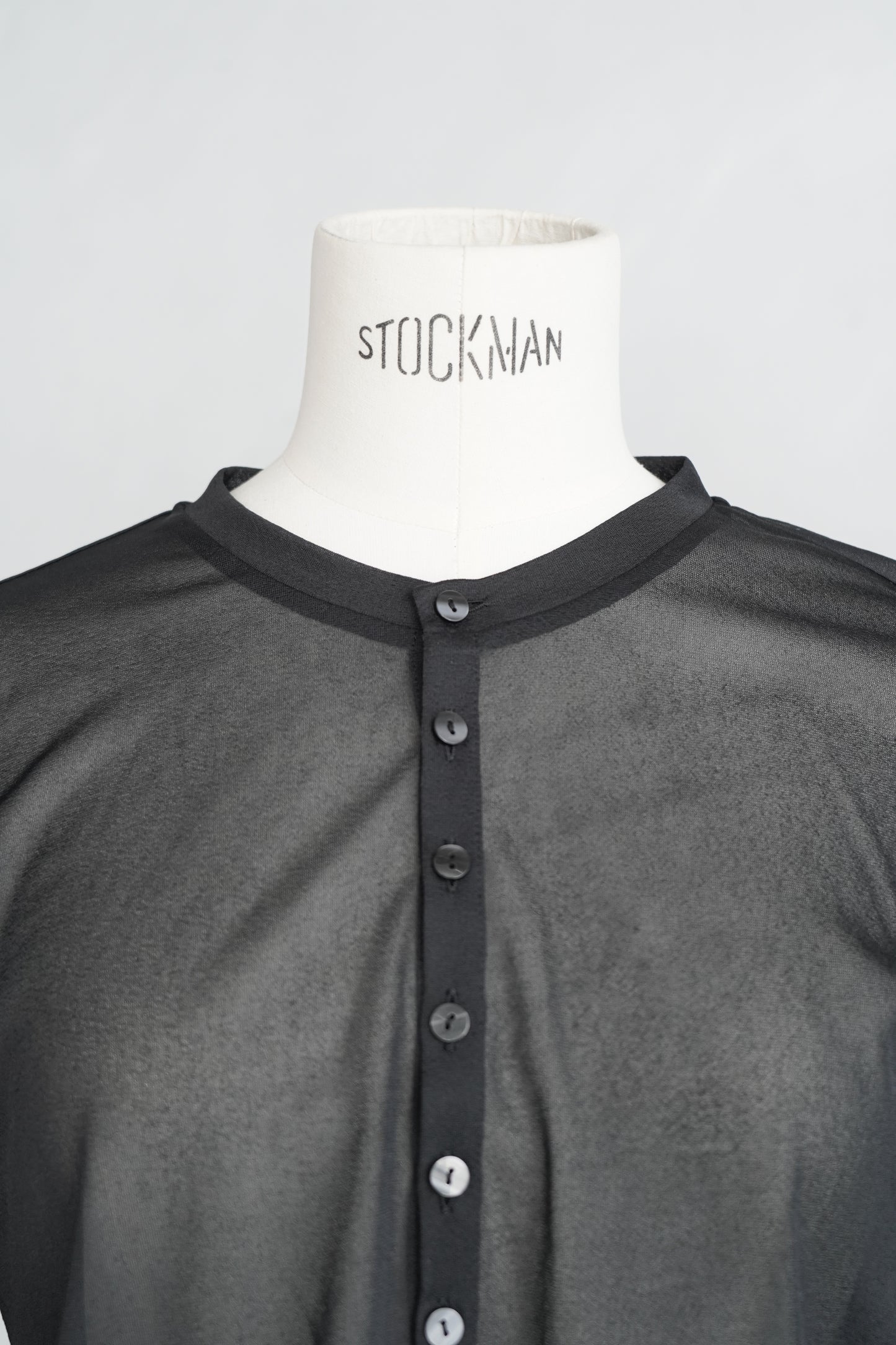 Sheer Cardigan / BLACK