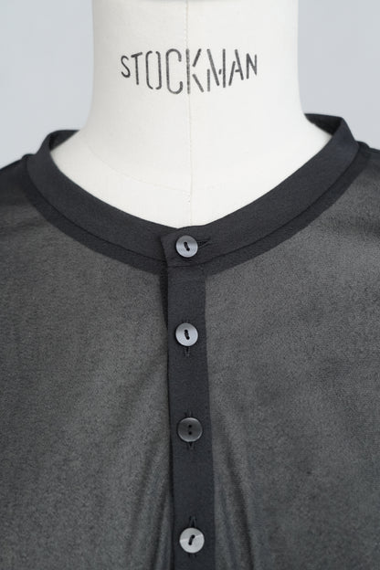 Sheer Cardigan / BLACK