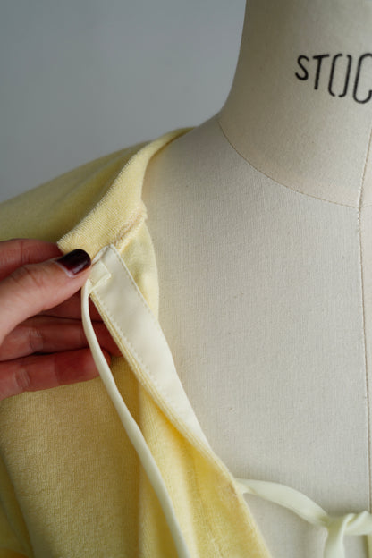 Pile Cardigan / YELLOW -3月下旬発送-