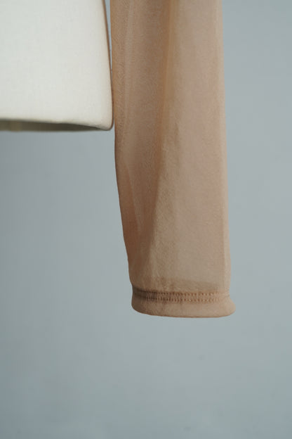 Sheer Cardigan / BEIGE