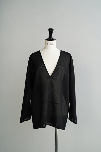 Voile Tops / BLACK -5月20-25日発送-