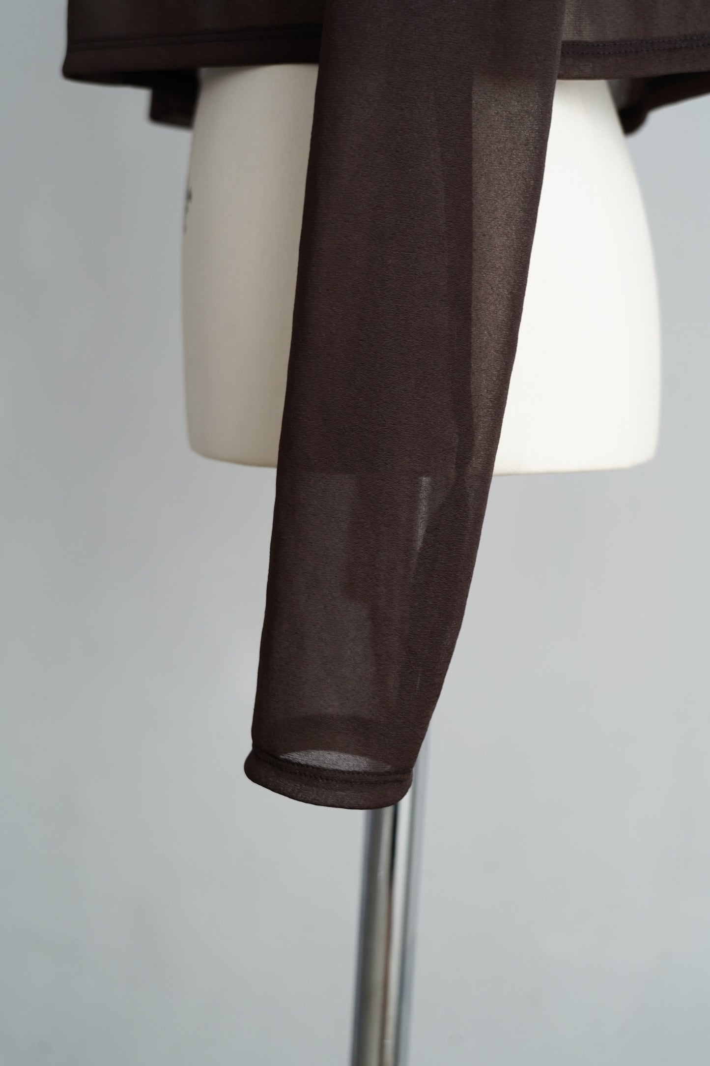Sheer Cardigan / BROWN