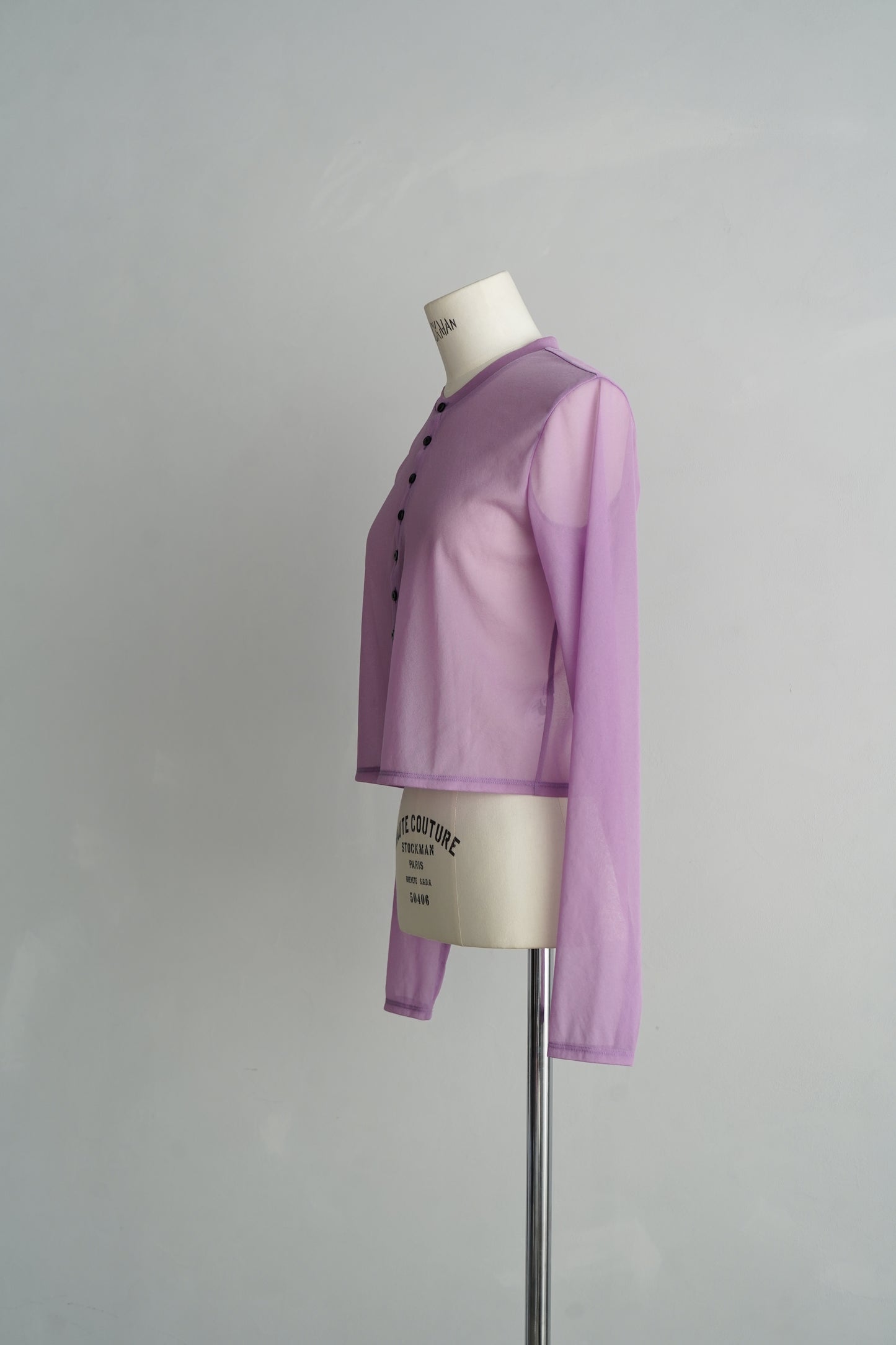 Sheer Cardigan / LAVENDER