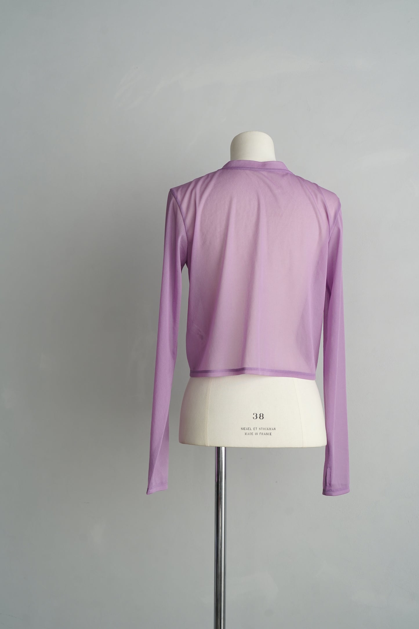 Sheer Cardigan / LAVENDER