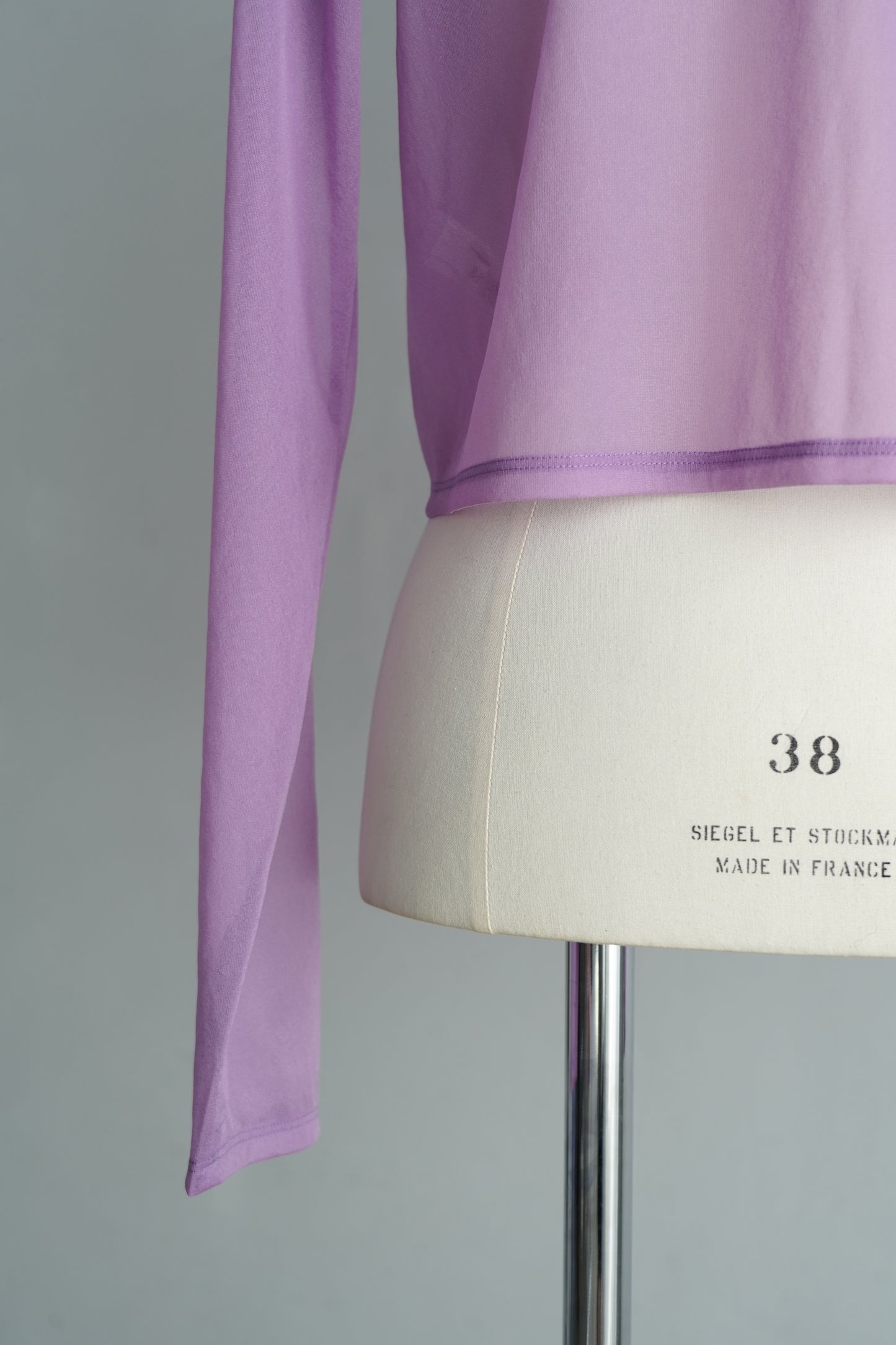 Sheer Cardigan / LAVENDER