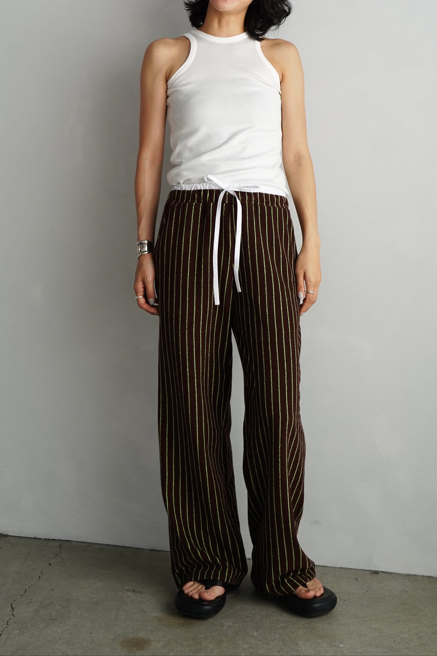 THE PILE PANTS / BROWN -7月12-17日発送-