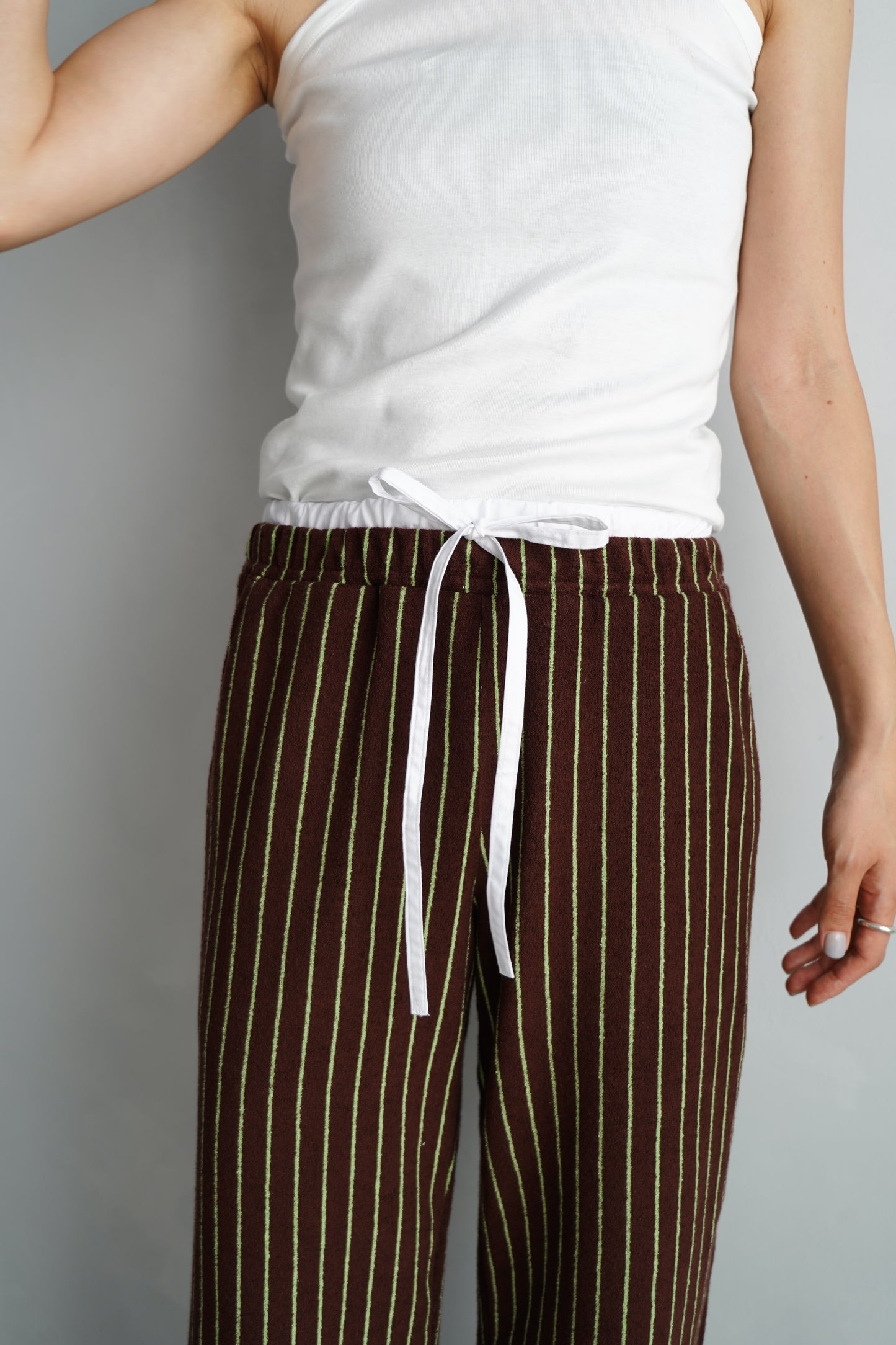 THE PILE PANTS / BROWN -7月12-17日発送-