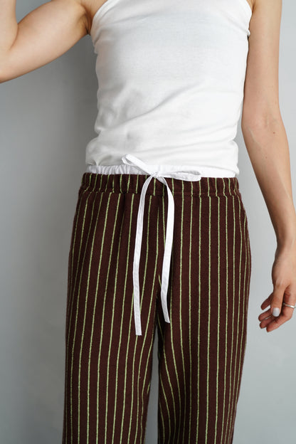 THE PILE PANTS / BROWN -7月12-17日発送-