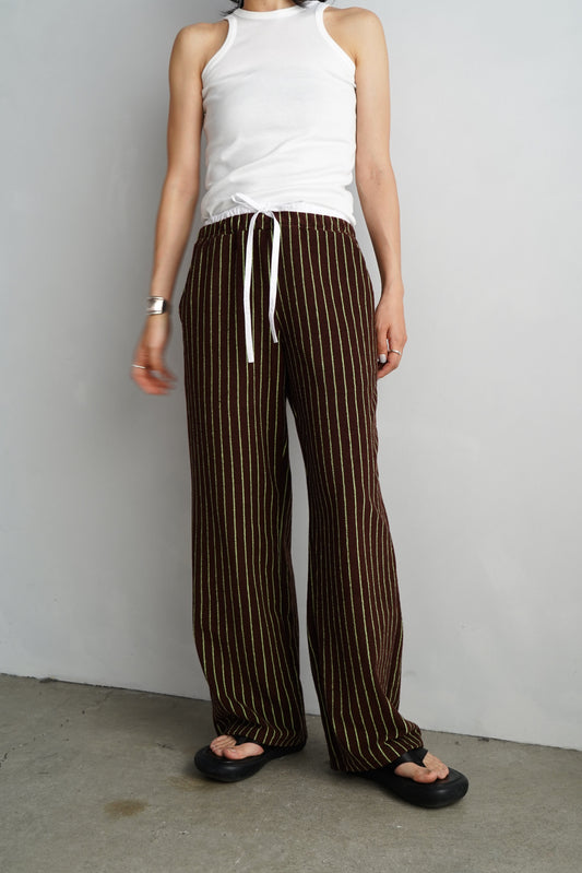 THE PILE PANTS / BROWN -6月30日発送-