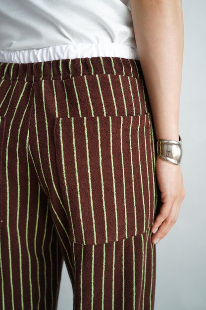 THE PILE PANTS / BROWN -7月12-17日発送-