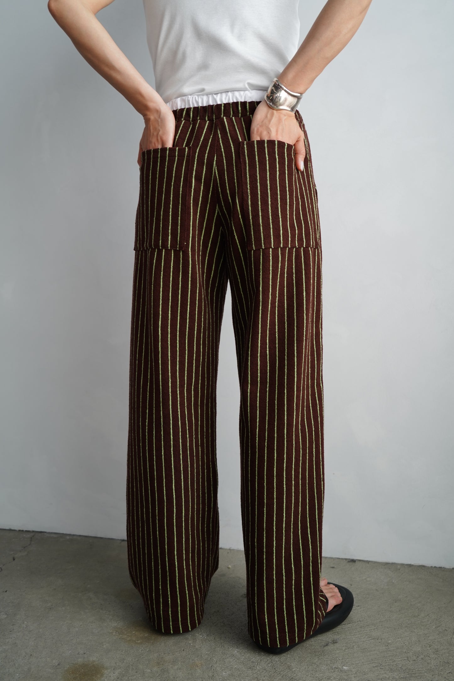 THE PILE PANTS / BROWN -7月12-17日発送-
