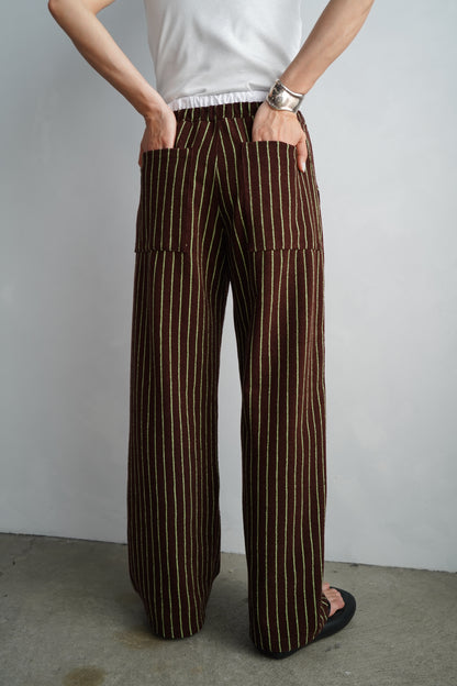 THE PILE PANTS / BROWN -7月12-17日発送-