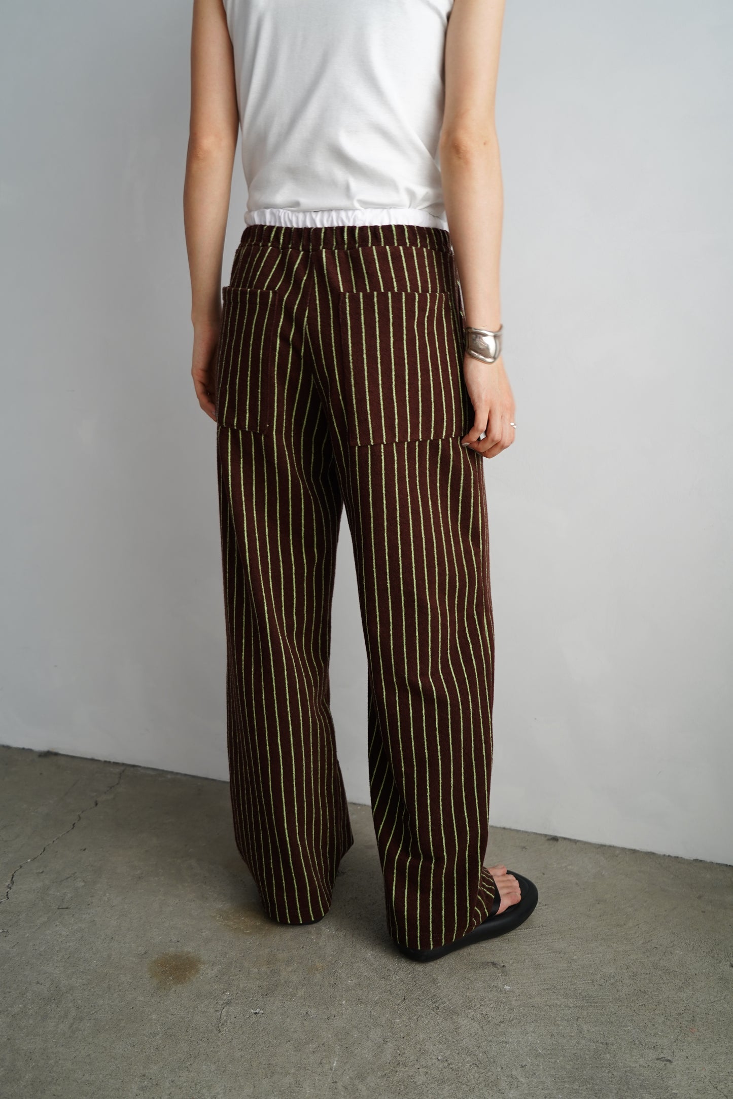THE PILE PANTS / BROWN -7月12-17日発送-