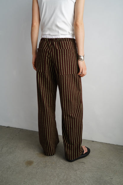 THE PILE PANTS / BROWN -7月12-17日発送-