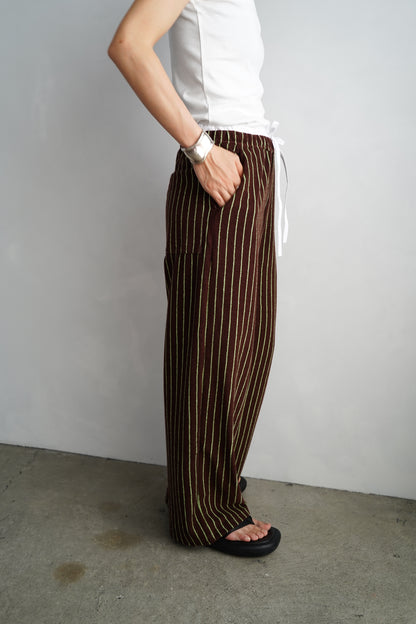 THE PILE PANTS / BROWN -7月12-17日発送-
