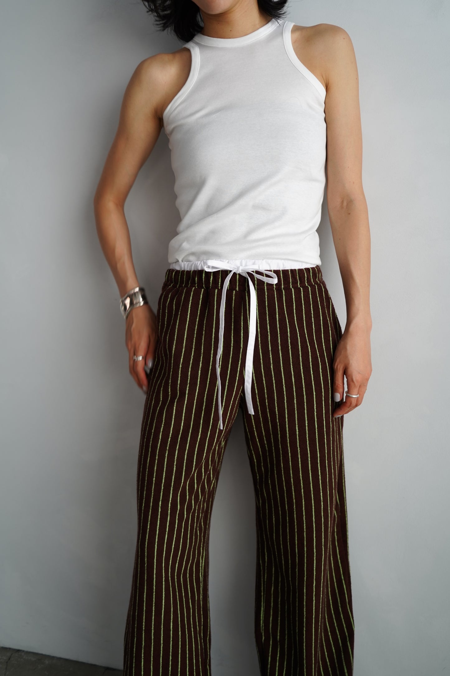 THE PILE PANTS / BROWN -7月12-17日発送-