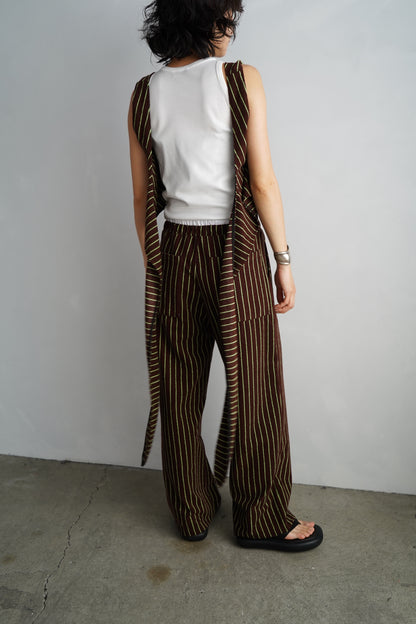 THE PILE WRAP TOP / BROWN