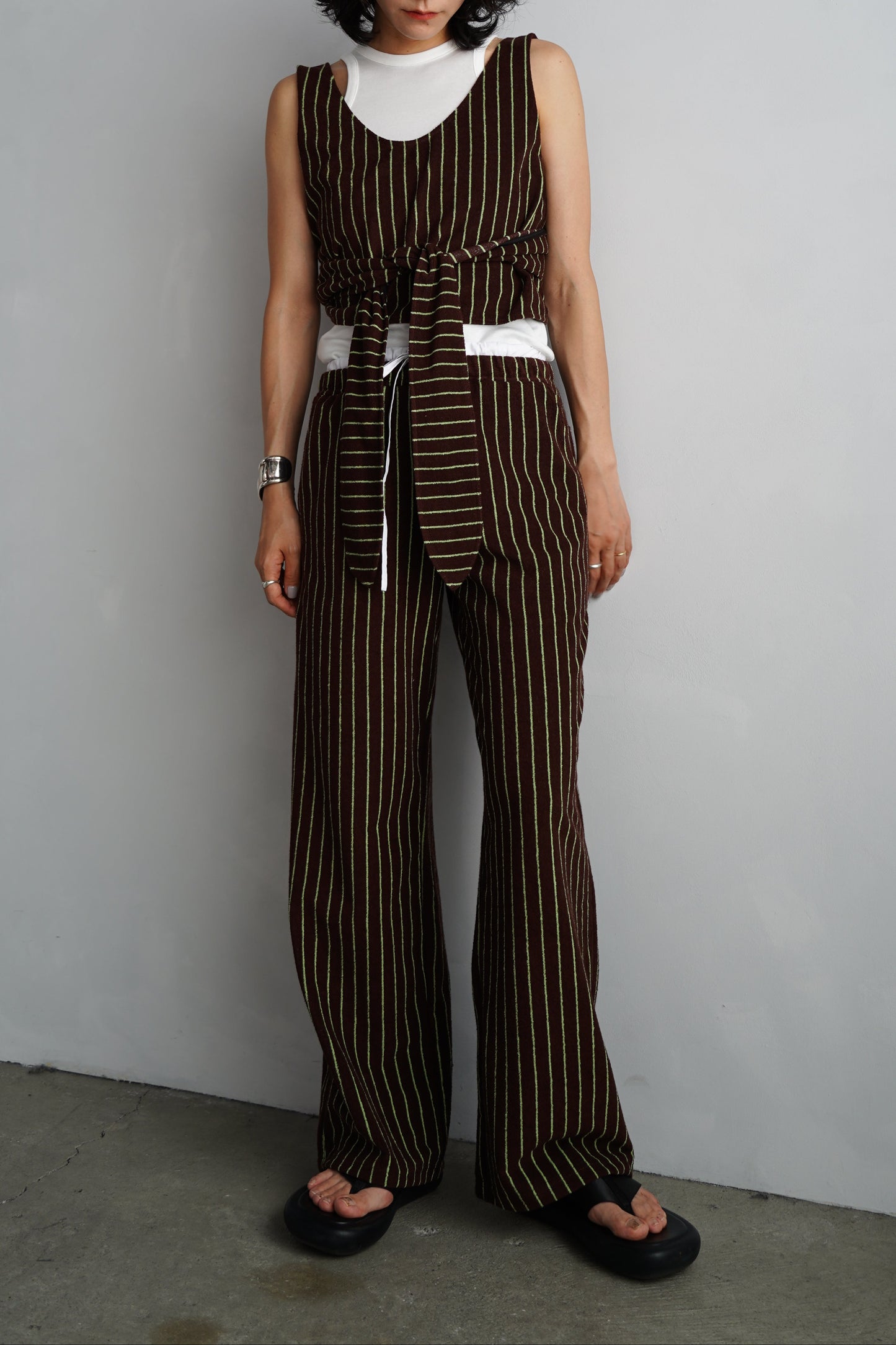 THE PILE PANTS / BROWN -7月12-17日発送-