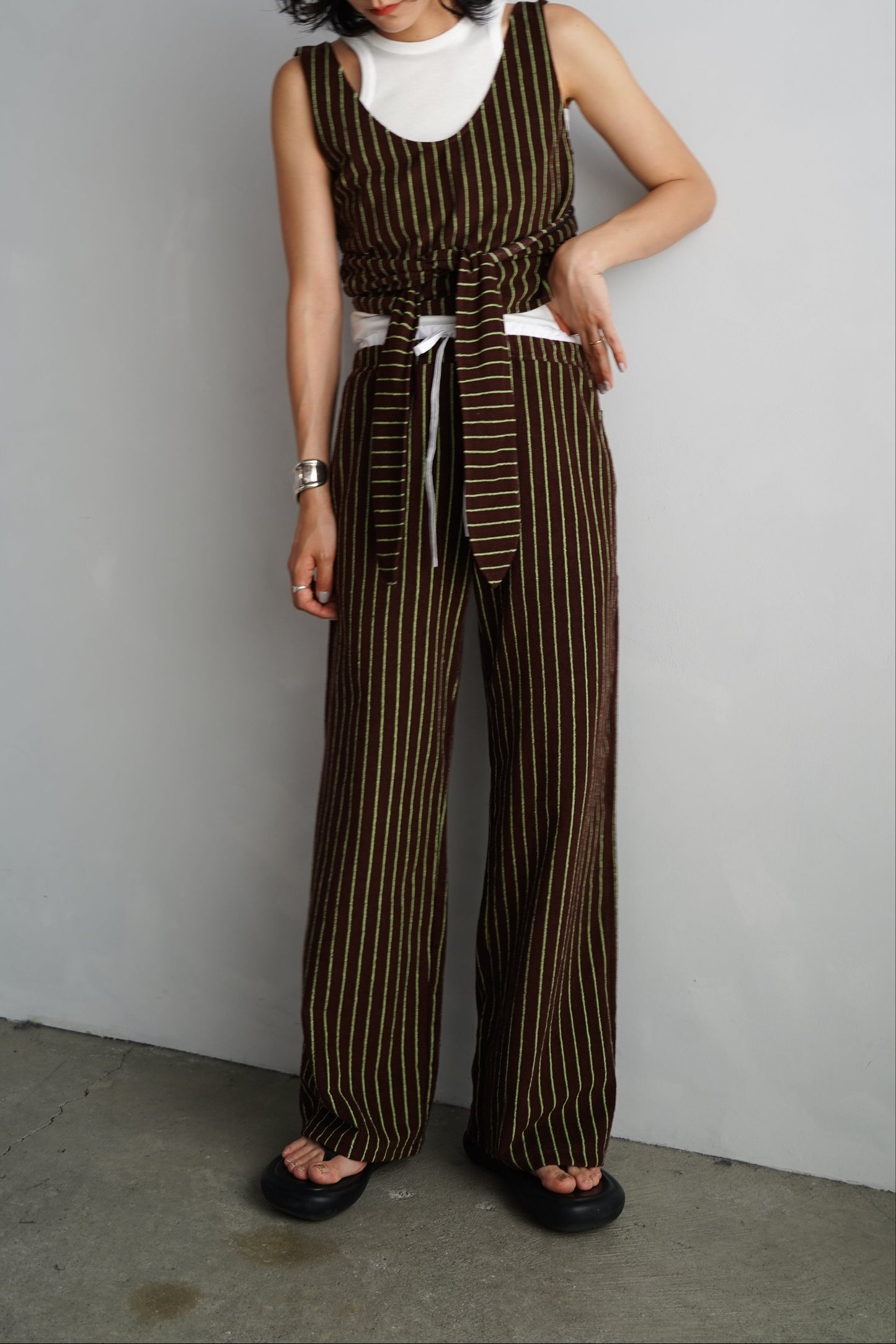 THE PILE PANTS / BROWN -7月12-17日発送-