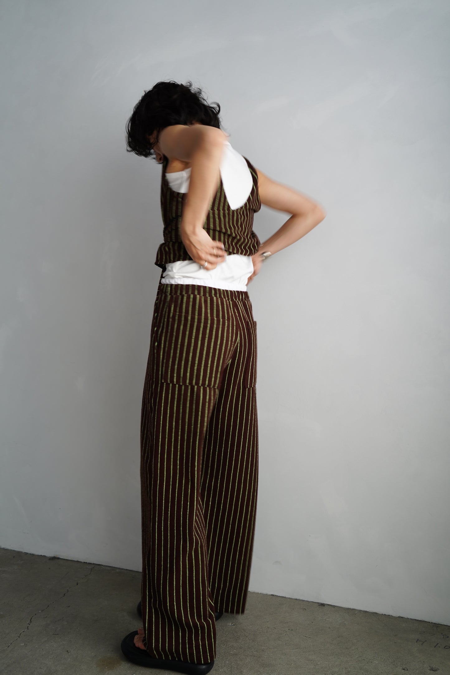 THE PILE PANTS / BROWN -7月12-17日発送-