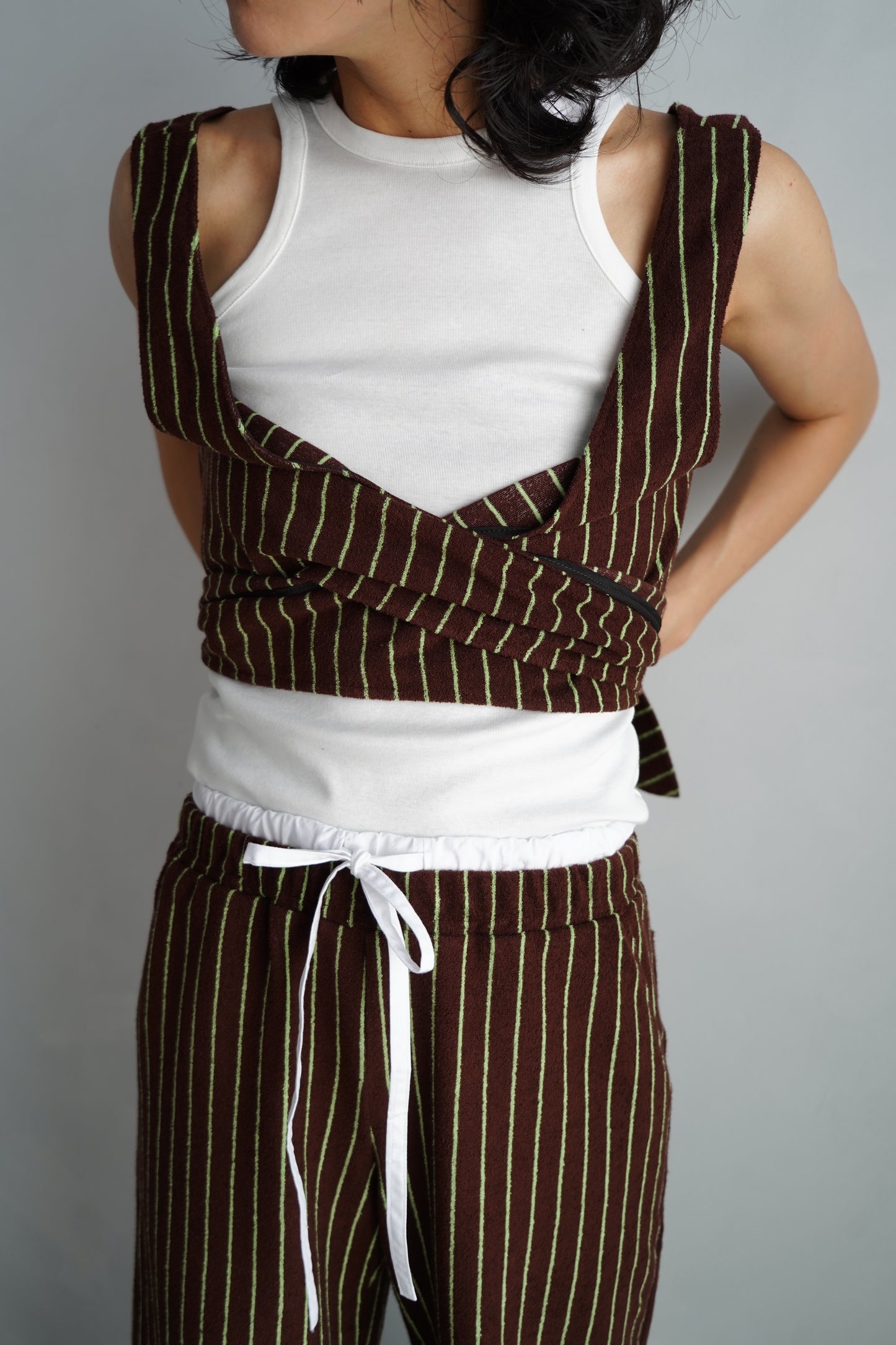 THE PILE PANTS / BROWN -7月12-17日発送-