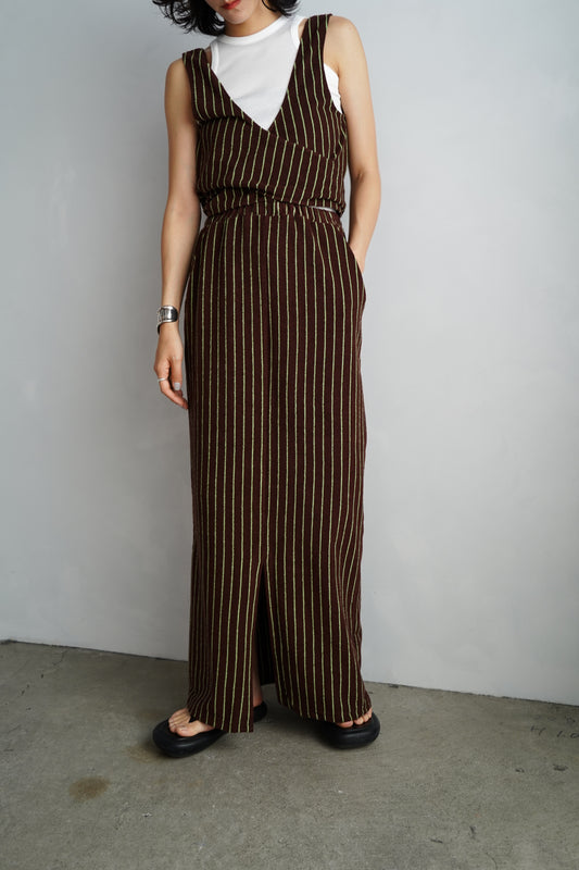 THE PILE SKIRT / BROWN -6月12日発送-