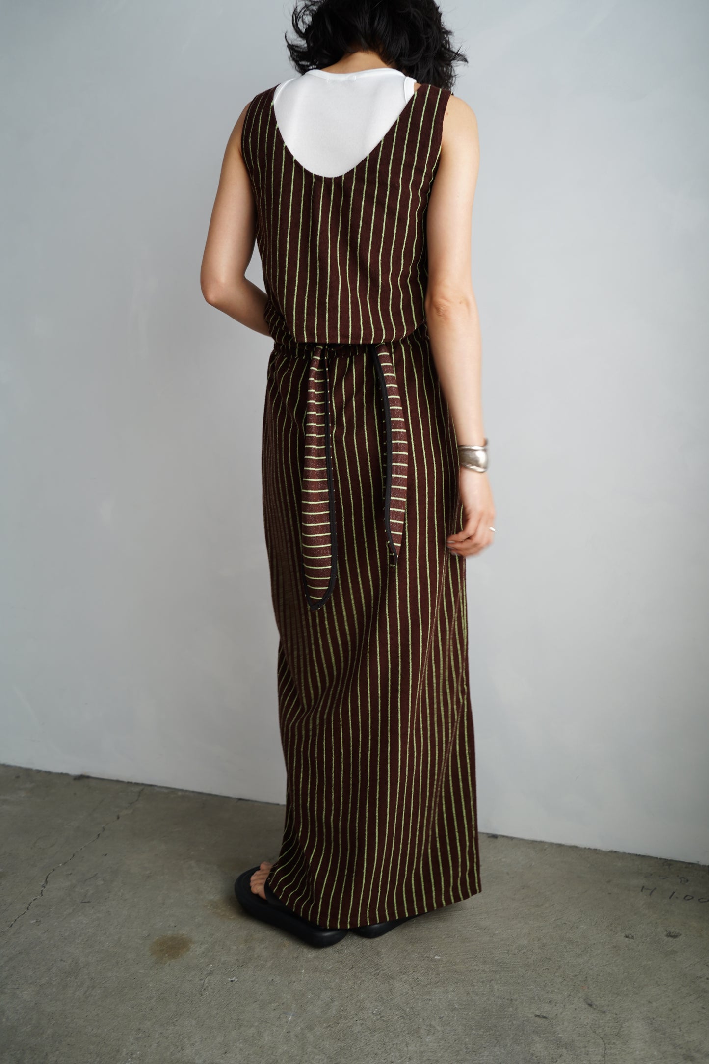 THE PILE SKIRT / BROWN