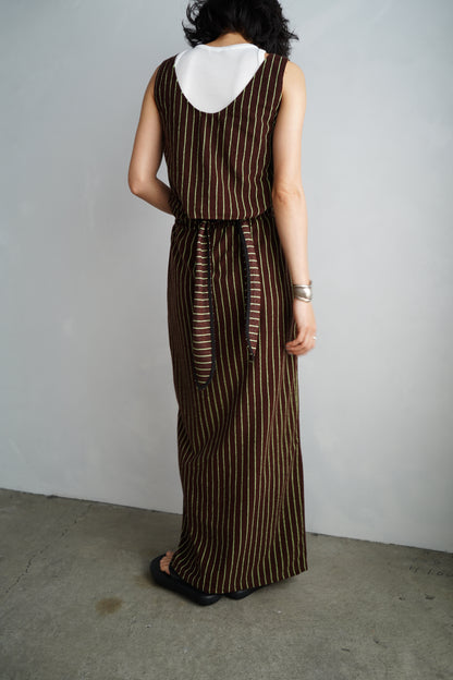 THE PILE SKIRT / BROWN