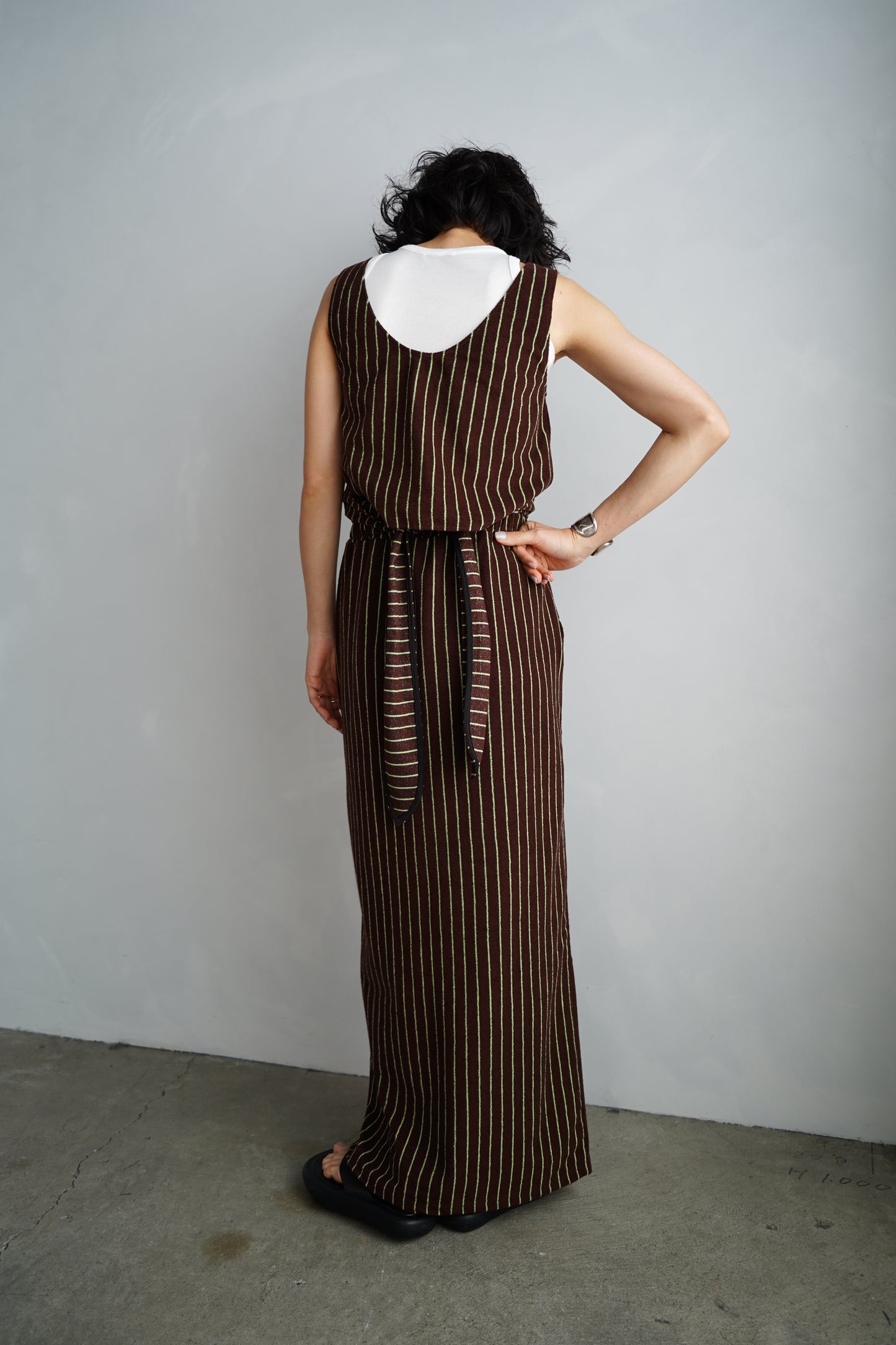 THE PILE SKIRT / BROWN