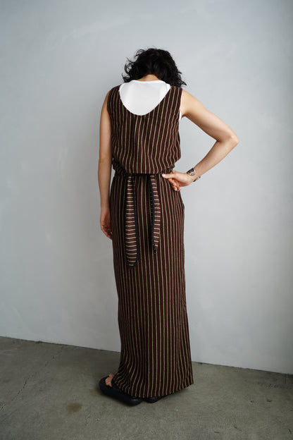 THE PILE SKIRT / BROWN