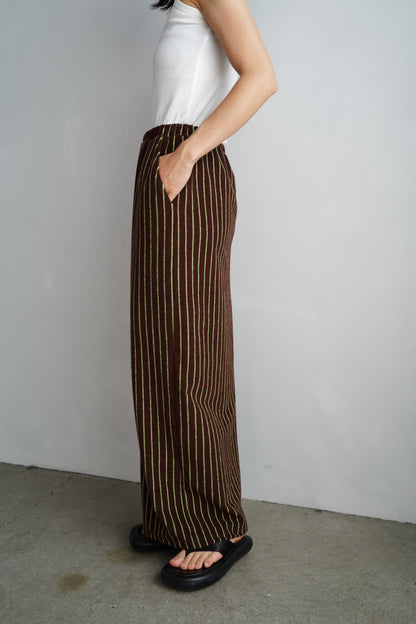 THE PILE SKIRT / BROWN