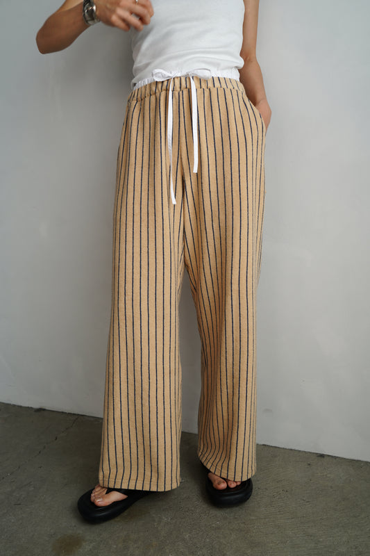 THE PILE PANTS / BEIGE -6月12日発送-