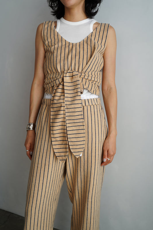 THE PILE WRAP TOP / BEIGE -6月12日発送-