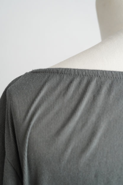 Shirring Pullover / GRAY
