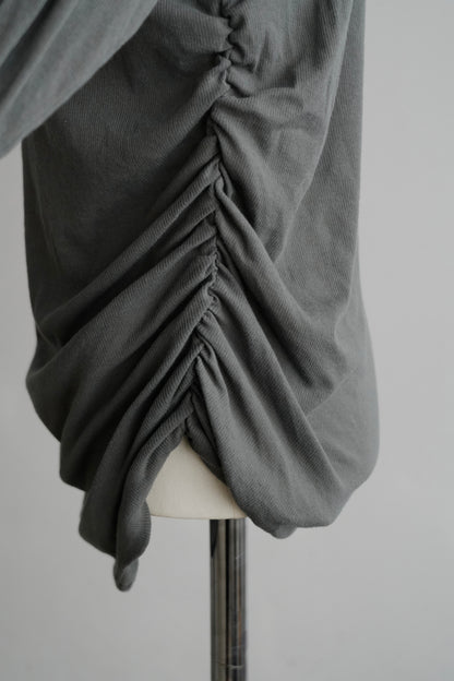 Shirring Pullover / GRAY