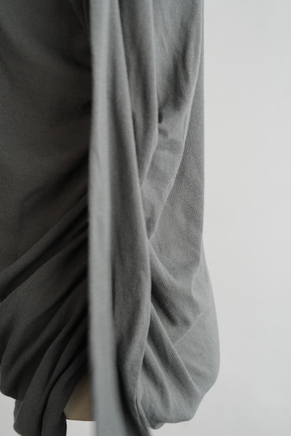 Shirring Pullover / GRAY